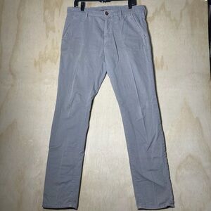 True Religion Rocco Tailored Overdye Twill Jeans‎ Pants Gray Button Fly 32X32